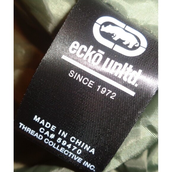 NWT Ecko Unltd. Camo Puffer Vest Hoodie XL Mens Camouflage Sleeveless Zip Front - Picture 8 of 9